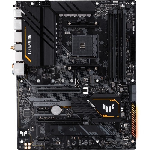 TUF GAMING X570-PRO WIFI II Desktop Motherboard - AMD X570 Chipset - Socket AM4 - ATX - Ryzen 7, Ryzen 7 PRO, Ryzen 5, Ryz