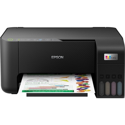 Epson EcoTank ET-2814 Wireless Inkjet Multifunction Printer - Colour - Black - Copier/Printer/Scanner - 33 ppm Mono/15 ppm