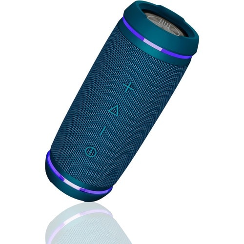 Treblab HD77 Portable Bluetooth Speaker System - 25 W RMS - Blue - 80 Hz to 16 kHz - Surround Sound - Battery Rechargeable