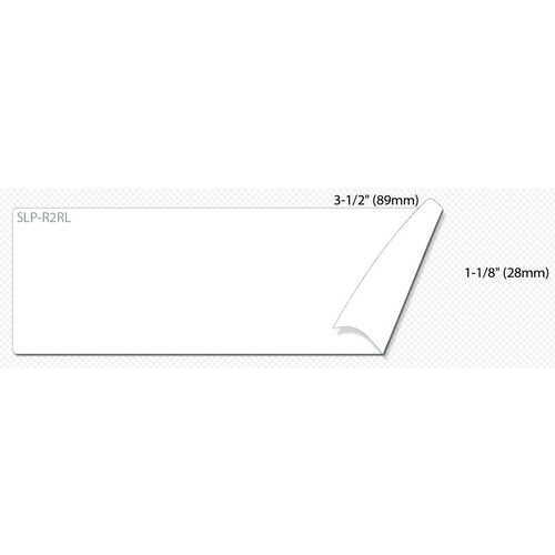 Seiko SLP-R2RL Etiqueta de endereço - 28 mm Width x 89 mm Comprimento - Removível Adesivo - Retângulo - Térmico direto - B