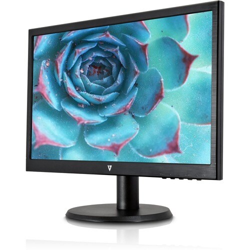 V7 L215DS-2E Full HD Monitor LCD - 16:9 - 54.6 cm (21.5") Viewable - LED Backlight - 1920 x 1080 - Colunas - DVI - VGA