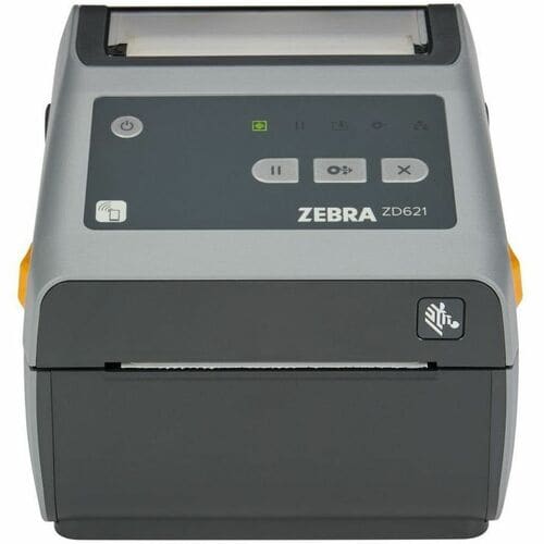 Zebra ZD621 Desktop Direct Thermal Printer - Monochrome - Label/Receipt Print - Ethernet - USB - USB Host - Serial - Bluet