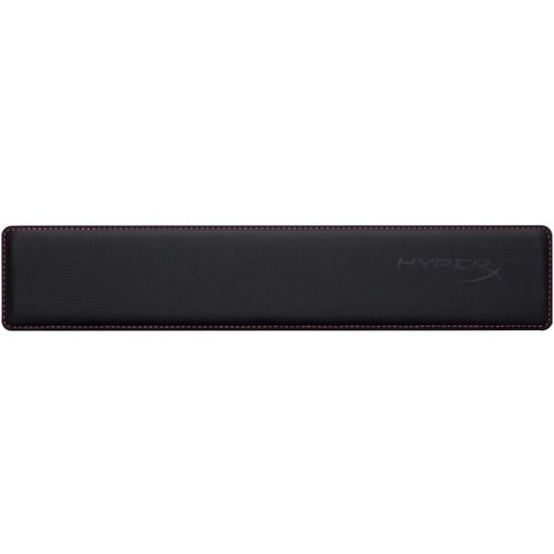 HyperX Wrist Rest - Textured - 3.46" x 17.99" Dimension - Black - Natural Rubber, Memory Foam, Gel - Anti-slip, Anti-fray 