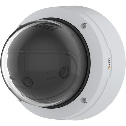 AXIS Panoramic P3818-PVE 13 Megapixel Outdoor 4K Network Camera - Colour - Dome - White - TAA Compliant - H.264 (MPEG-4 Pa