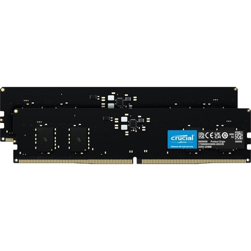 Crucial 16GB (2 x 8GB) DDR5 SDRAM Memory Kit - For Motherboard, Desktop PC - 16 GB (2 x 8GB) - DDR5-4800/PC5-38400 DDR5 SD