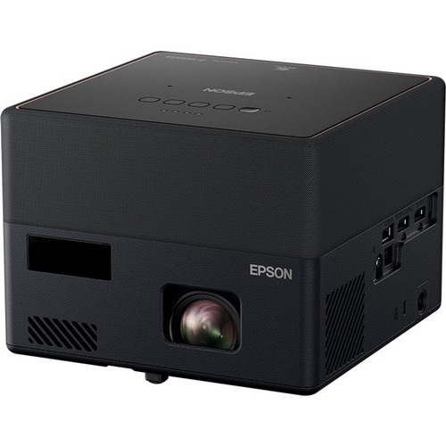 Epson EpiqVision Mini EF12 3LCD Projector - 16:9 - Portable - Black - Refurbished - High Dynamic Range (HDR) - 1920 x 1080