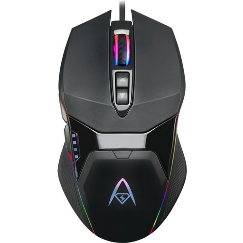Adesso iMouse iMouse X5 Gaming Mouse - USB - Optical - 7 Button(s) - Cable - 6400 dpi - Scroll Wheel - Symmetrical