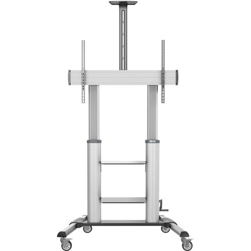 Eaton Tripp Lite Series Safe-IT Heavy-Duty Rolling TV Cart with Height-Adjusting Crank Handle for 60 to 100-inch Displays 