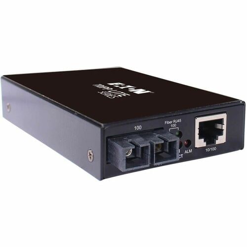 Eaton Tripp Lite Series Hardened Copper to Fiber Media Converter - 10/100 Mbps, RJ45/SC Multimode, -10° to 60°C, 2 km (1.2