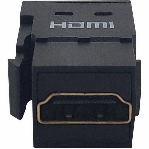 Eaton Tripp Lite Series HDMI Keystone/Panel-Mount Coupler (F/F) - 8K 60 Hz, Black, TAA - 7680 x 4320 Supported - Gold Conn