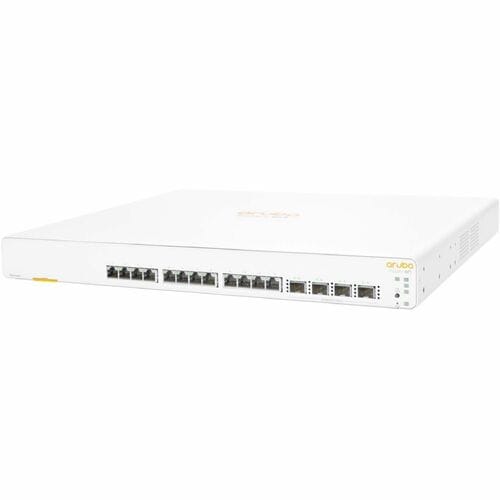 HPE Instant On 1960 1960 12XGT 4SFP+ 12 Ports Manageable Ethernet Switch - 10 Gigabit Ethernet - 10GBase-T, 10GBase-X - 2 