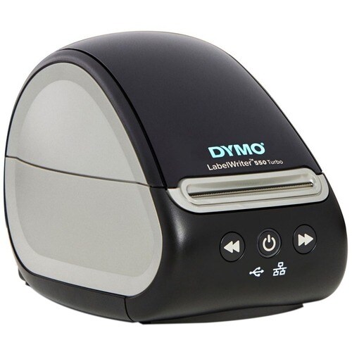 Dymo LabelWriter 550 Turbo Food Service, Retail, Visitor Management Direct Thermal Printer - Monochrome - Label Print - Et