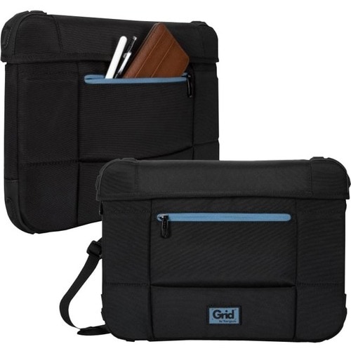 Targus Grid TBS655GL Carrying Case (Slipcase) for 39.6 cm (15.6") Notebook - Black - Impact Resistant, Drop Resistant, Win