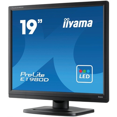 iiyama ProLite E1980D-B1 48,3 cm (19 Zoll) SXGA LED LCD-Monitor - 5:4 Format - 482,60 mm Class - Twisted Nematic (TN) - 12
