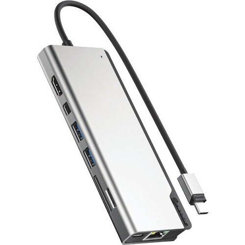 Alogic Ultra Dock PLUS Gen 2 USB Type C Docking Station for Monitor, Workstation - 100 W - Space Gray - 2 Displays Support