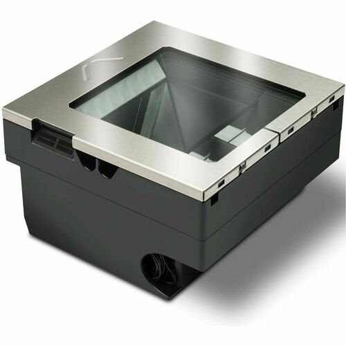 Datalogic Magellan Industrial, Retail In-counter Barcode Scanner - Cable Connectivity - Black, Silver - 1D, 2D - LED - Ima