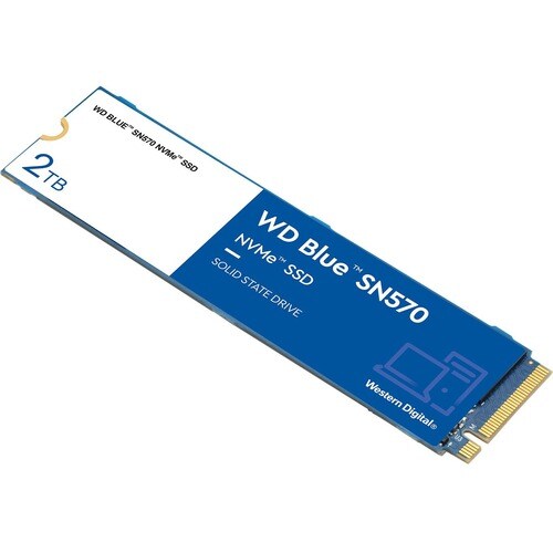 WD Blue SN570 WDS200T3B0C 2 TB Solid State Drive - M.2 2280 Internal - PCI Express NVMe (PCI Express NVMe 3.0 x4) - 600 TB