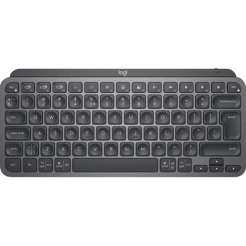 Logitech MX Keys Mini Teclado - Sem fios Conectividade - LED - Inglês (EUA) - QWERTY Layout - Grafite - Bluetooth/RF - 10 
