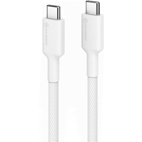 ALOGIC Elements PRO USB-C to USB-C Cable - Male to Male - 1m - USB 2.0 - 5A - 480Mbps White - 3.3 ft (1 m) USB-C Data Tran