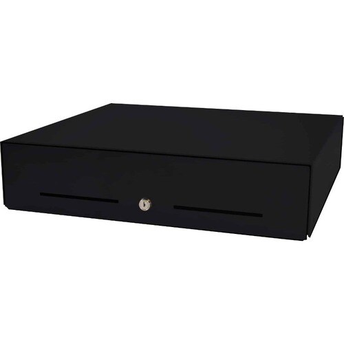 apg E3000 Cash Drawer - 5 Bill - 8 Coin - 2 Media Slot - Steel - Black