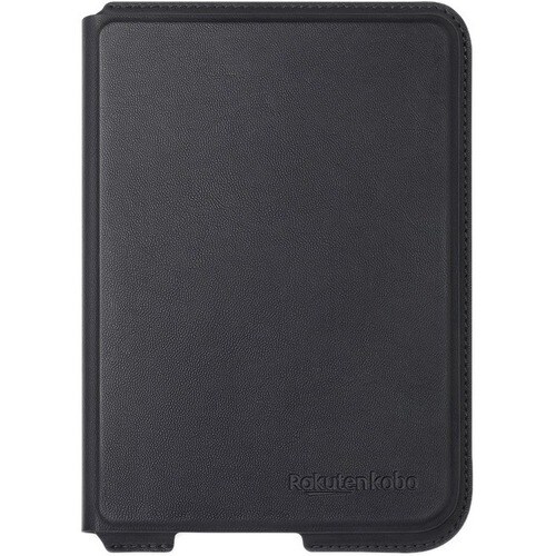 Kobo SleepCover Carrying Case (Flip) for 15.2 cm (6") Kobo eReader - Black - Faux Leather, PU Leather Body - Unisex