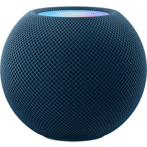 Apple HomePod mini Bluetooth Smart Speaker - 20 W RMS - Siri Supported - Blue - Wireless LAN