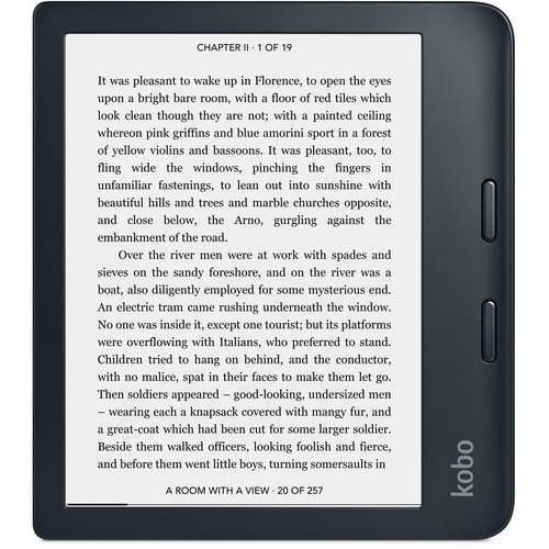 Kobo Libra 2 Digital Text Reader - Black - 32 GB Flash - 17.8 cm (7") Display - Touchscreen - 1264 x 1680 - Wireless LAN -