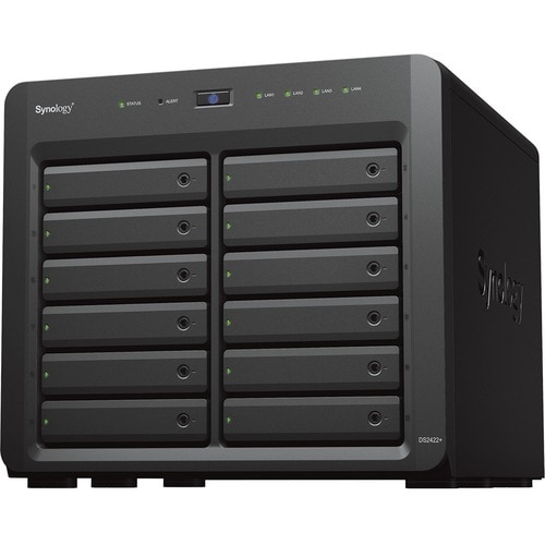 Synology DiskStation DS2422+ 12 x Gesamtzahl Einschübe SAN/NAS-Speichersystem Ryzen V1500B Quad-Core 2,20 GHz - 4 GB RAM -