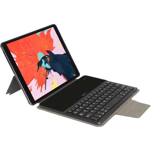 Gecko Covers Tastatur/Cover für 26,7 cm (10,5 Zoll) Apple iPad Air (2019), iPad Pro (2017) Tablet - Schwarz - PU-Leder Ext