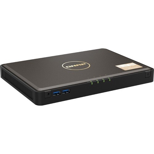 QNAP NASbook TBS-464-8G SAN/NAS Storage System - 4 GB Flash Memory Capacity Celeron N5105 Quad-core (4 Core) - 8 GB RAM - 