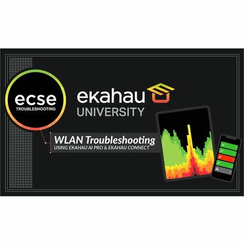 Ekahau ECSE Troubleshooting Class Online - SEAT Technology Training Course - 1 Seat - 4 Day Duration - Online, Class, Inst
