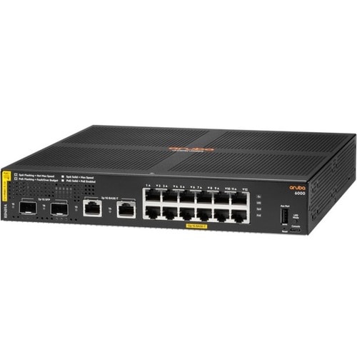 HPE CX 6000 12 Anschlüsse Verwaltbar Ethernet-Switch - Gigabit-Ethernet - 10/100/1000Base-T, 1000Base-X - 3 Unterstützte N