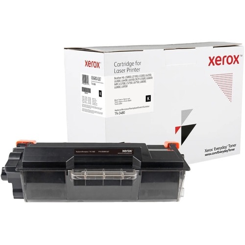 Xerox Everyday Standard Yield Laser Toner Cartridge - Alternative for Brother (TN-3480) - Black Pack - 8000 Pages