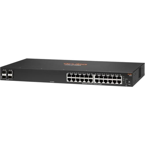HPE 6000 24G 4SFP Switch - 24 Ports - Manageable - Gigabit Ethernet - 10/100/1000Base-T, 100/1000Base-X - 3 Layer Supporte