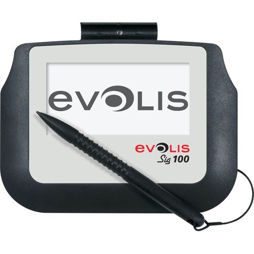 Pad de Signature Evolis Sig100 - 95 mm x 47 mm Active Area - LCD - Rétro-éclairage - 320 x 160 - USB