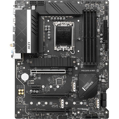 MSI Z690-A WIFI Desktop Motherboard - Intel Z690 Chipset - Socket LGA-1700 - Intel Optane Memory Ready - ATX - Pentium Gol