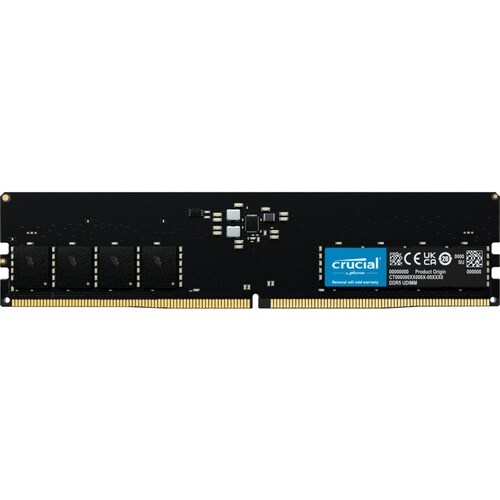 Crucial RAM Module for Motherboard, Desktop PC - 16 GB (1 x 16GB) - DDR5-4800/PC5-38400 DDR5 SDRAM - 4800 MHz - CL40 - 1.1