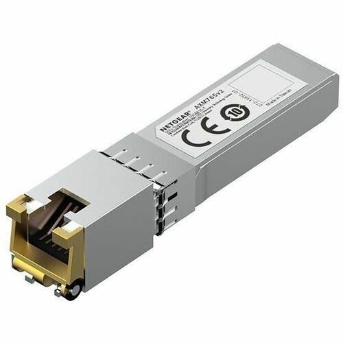 Netgear SFP+ - 1 x RJ-45 10GBase-T Network LAN - For Data Networking, Optical Network - Twisted Pair10 Gigabit Ethernet - 