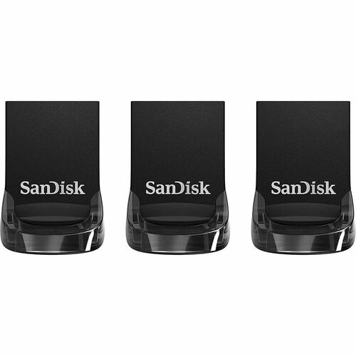 SanDisk Ultra Fit SDCZ430-032G-G46T 32 GB USB 3.2 (Gen 1) Flash Drive - Black - 400 MB/s Read Speed - 5 Year Warranty - 3 