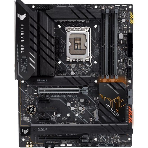 TUF GAMING Z690-PLUS D4 Gaming Desktop Motherboard - Intel Z690 Chipset - Socket LGA-1700 - Intel Optane Memory Ready - AT