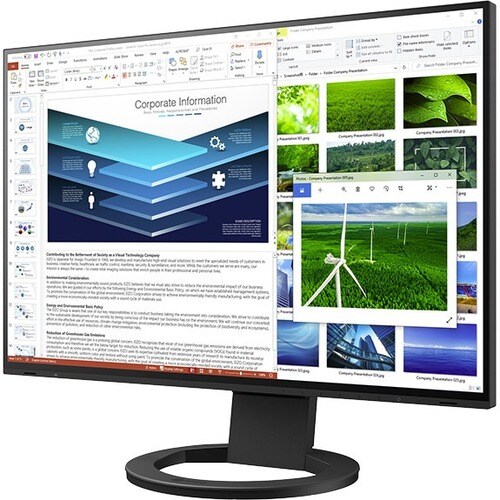 EIZO FlexScan EV2485-BK. Anzeigegrösse (Diagonal): 61,2 cm (24.1"), Auflösung: 1920 x 1200 Pixel, HD type: WUXGA, Display 