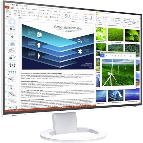 EIZO FlexScan EV2485-WT. Anzeigegrösse (Diagonal): 61,2 cm (24.1"), Auflösung: 1920 x 1200 Pixel, HD type: WUXGA, Display 