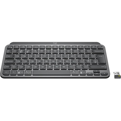 Logitech MX Keys Mini for Business Keyboard - Wireless Connectivity - English (UK) - QWERTY Layout - Graphite - Bluetooth 