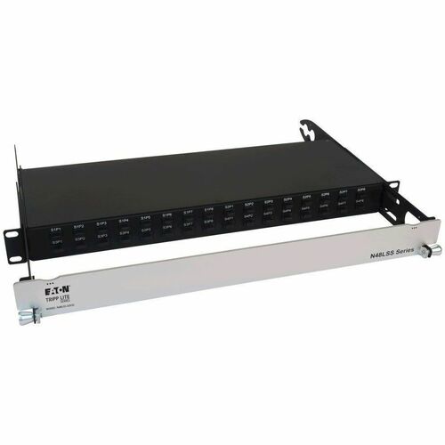 Eaton Tripp Lite Series Spine-Leaf MPO Panel with Key-Up to Key-Down MTP/MPO Adapter - 12F MTP/MPO-APC M/M, 8F OS2 Singlem