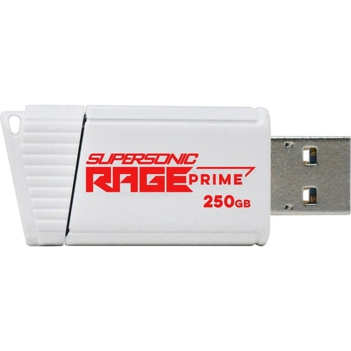 Patriot Memory Supersonic Rage Prime 250GB USB 3.2 (Gen 2) Flash Drive - 250 GB - USB 3.2 (Gen 2) - 600 MB/s Read Speed