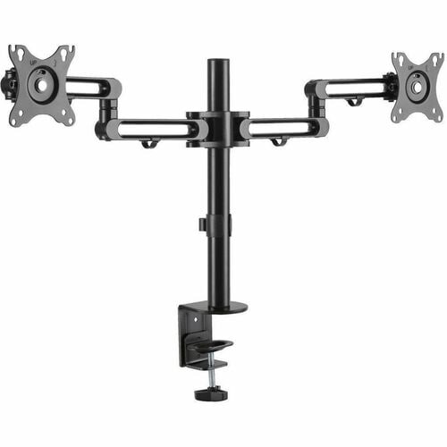 Tripp Lite by Eaton DDR1327SDFC-1 Clamp Mount for Monitor, Flat Panel Display, HDTV - Black - 2 Display(s) Supported - 33 