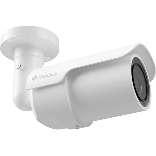 Rhombus R510 8.3 Megapixel Indoor/Outdoor 4K Network Camera - Color - Bullet - TAA Compliant - 130 ft Infrared Night Visio