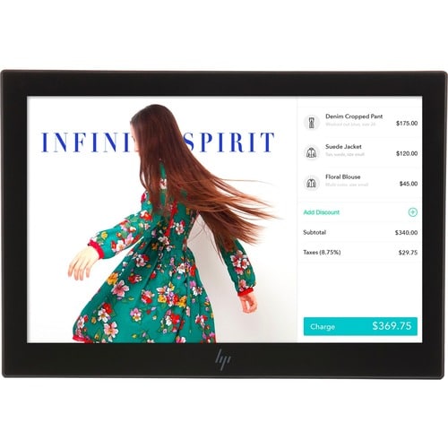 HP Engage One 3F1W9AA 10 Zoll Class LCD-Touchscreen-Monitor - 16:10 Format - 25 ms Reaktionszeit - 25,7 cm (10,1 Zoll) Vie