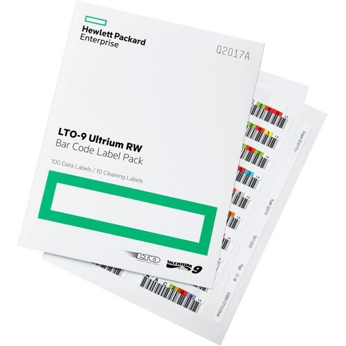 HPE LTO-9 Ultrium 45TB RW Custom Labeled Library Pack 20 Data Cartridges with Cases