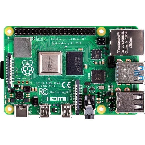 Raspberry Pi Single Board Computer for Smart Camera, LCD Display - Module - Cortex A72 - BCM2711 - Quad-core (4 Core) - 1.